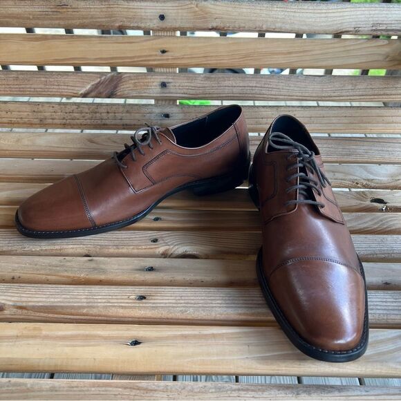 Johnston & Murphy Novick Cap Toe Oxfords Men’s Size 13 - Picture 3 of 16